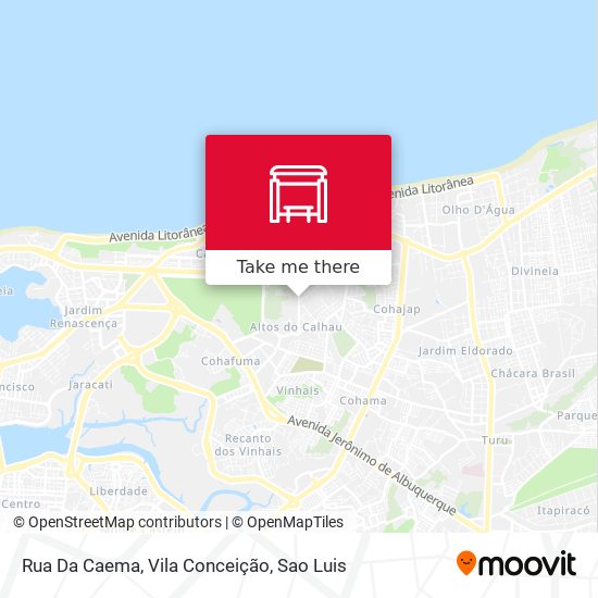 Rua Da Caema, Vila Conceição map