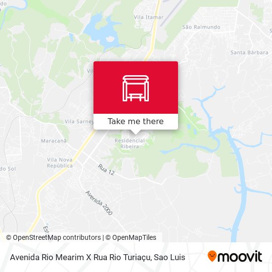 Avenida Rio Mearim X Rua Rio Turiaçu map