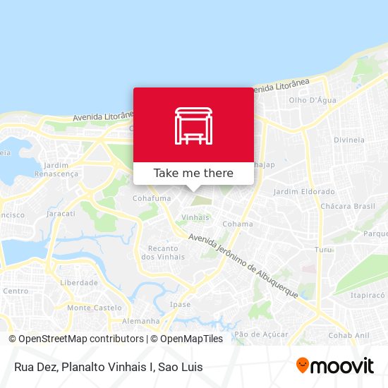 Rua Dez, Planalto Vinhais I map
