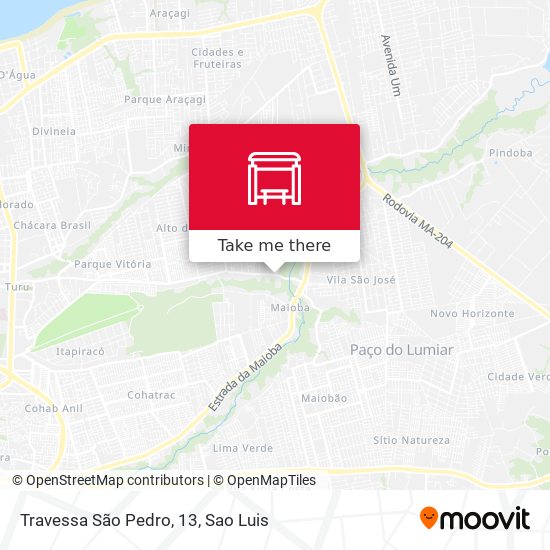Travessa São Pedro, 13 map