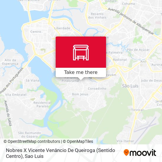 Nobres X Vicente Venâncio De Queiroga (Sentido Centro) map
