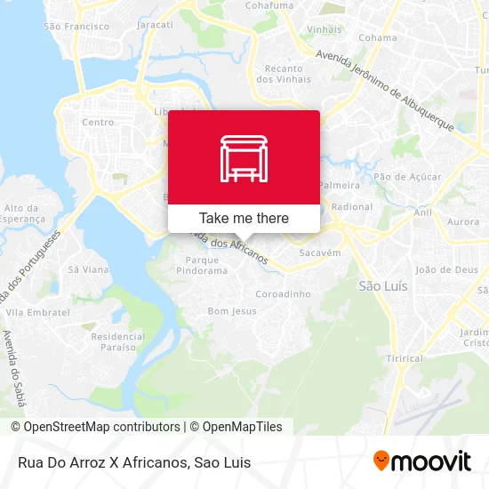 Rua Do Arroz X Africanos map