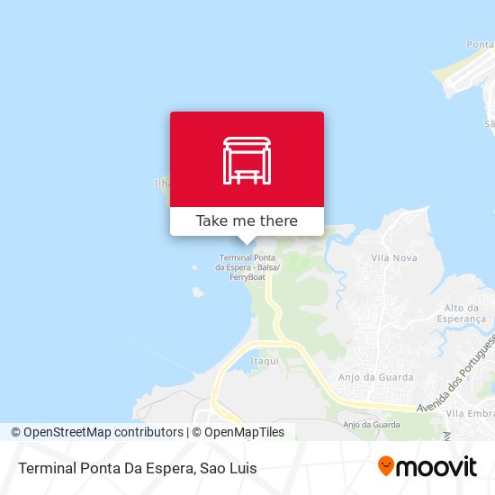 Mapa Terminal Ponta Da Espera