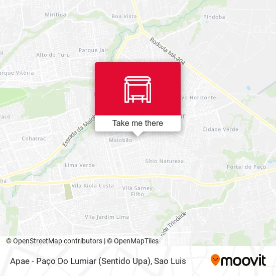Apae - Paço Do Lumiar  (Sentido Upa) map