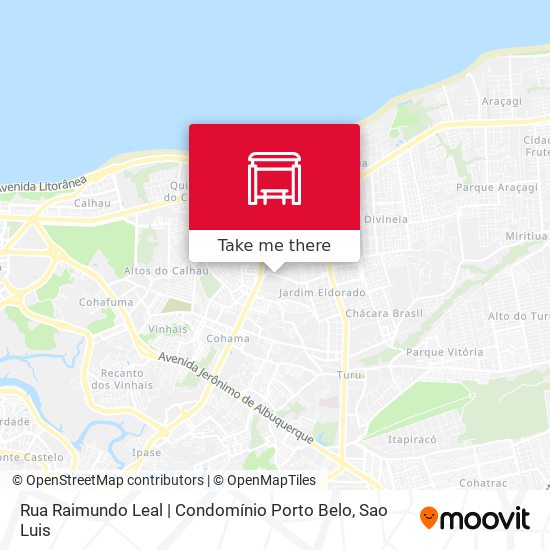 Mapa Rua Raimundo Leal | Condomínio Porto Belo