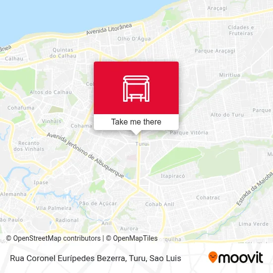 Rua Coronel Eurípedes Bezerra, Turu map