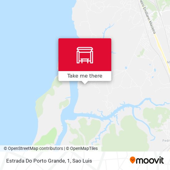Mapa Estrada Do Porto Grande, 1