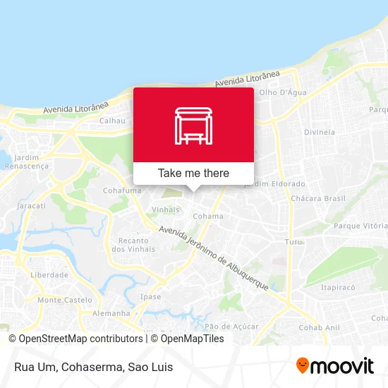 Rua Um, Cohaserma map