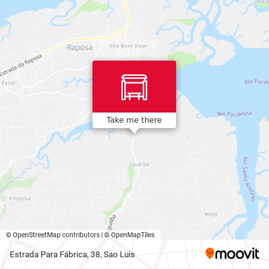 Estrada Para Fábrica, 38 map