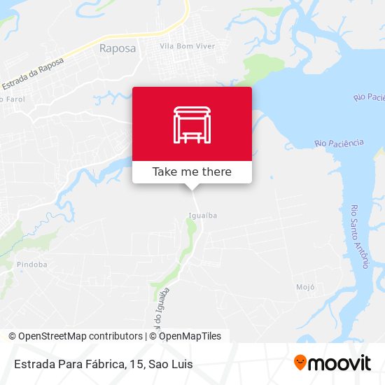 Estrada Para Fábrica, 15 map