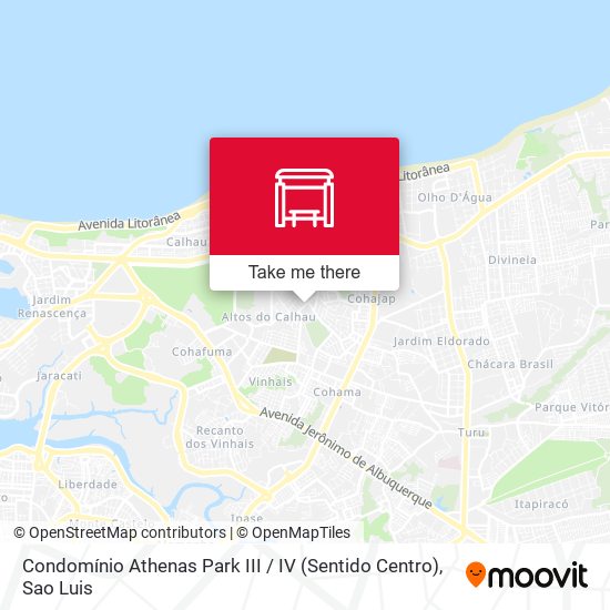 Condomínio Athenas Park III / IV (Sentido Centro) map