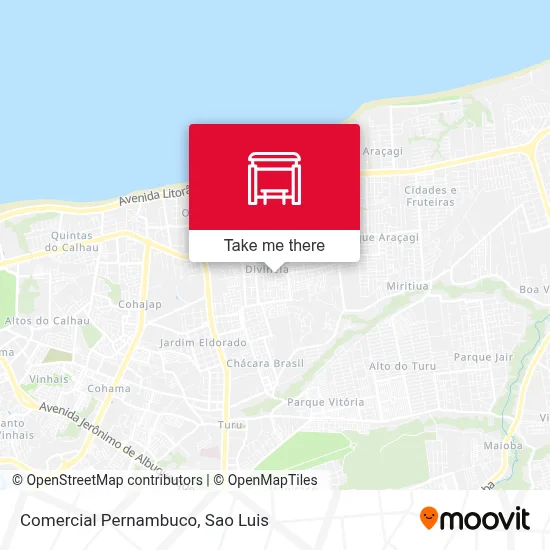 Comercial Pernambuco map