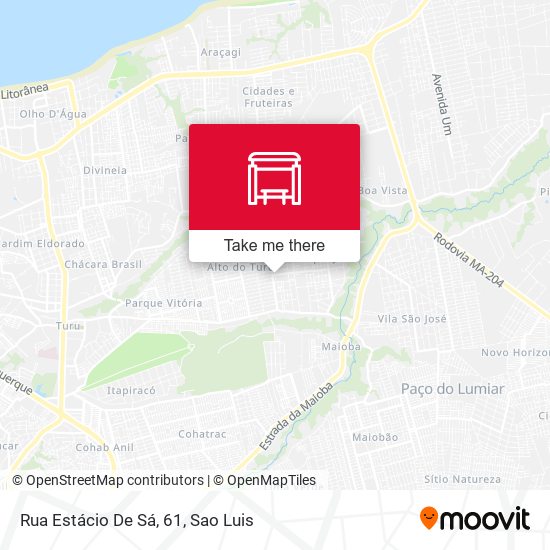 Rua Estácio De Sá, 61 map