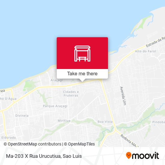 Ma-203 X Rua Urucutiua map