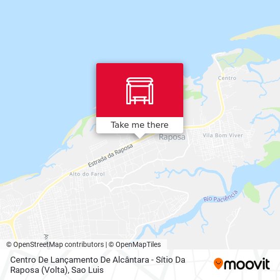 Centro De Lançamento De Alcântara - Sítio Da Raposa (Volta) map