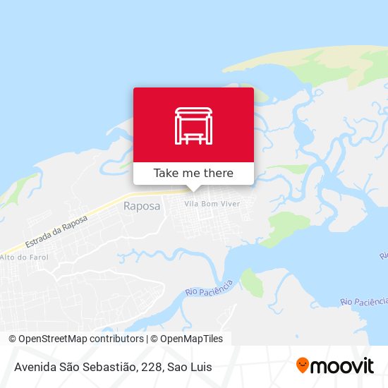 Avenida São Sebastião, 228 map