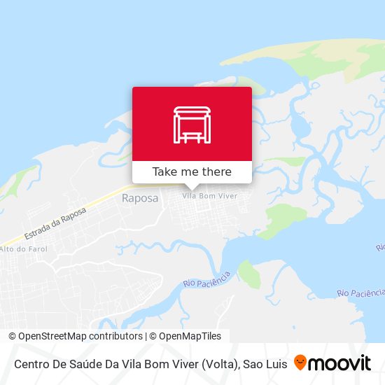 Centro De Saúde Da Vila Bom Viver (Volta) map