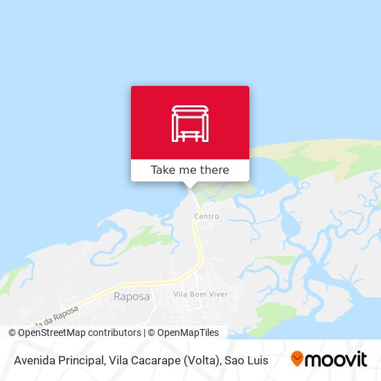 Avenida Principal, Vila Cacarape (Volta) map