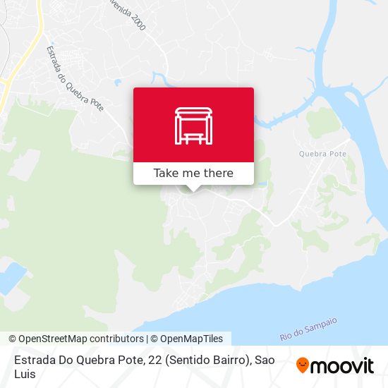 Estrada Do Quebra Pote, 22 (Sentido Bairro) map