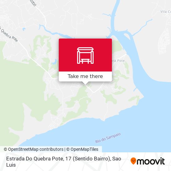 Estrada Do Quebra Pote, 17 (Sentido Bairro) map