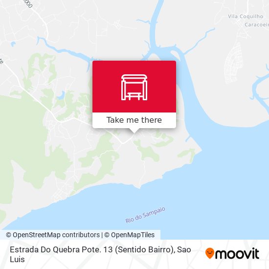 Estrada Do Quebra Pote. 13 (Sentido Bairro) map