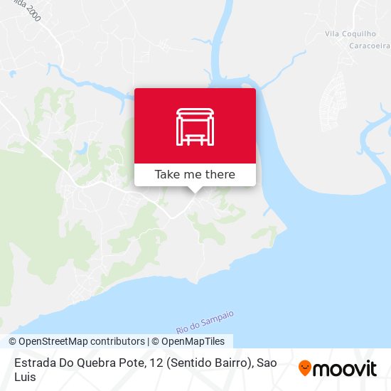 Estrada Do Quebra Pote, 12 (Sentido Bairro) map