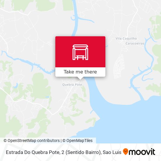 Estrada Do Quebra Pote, 2 (Sentido Bairro) map