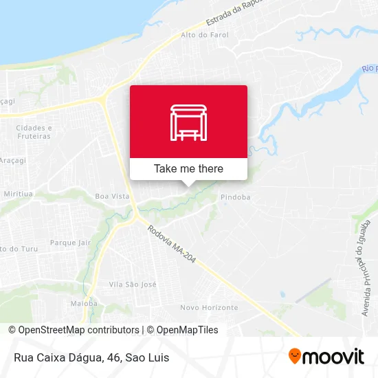Rua Caixa Dágua, 46 map