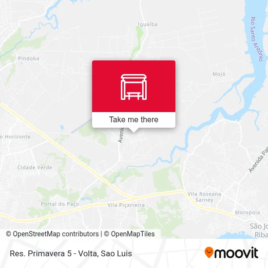 Res. Primavera 5 - Volta map