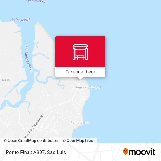 Ponto Final: A997 map