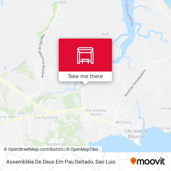 Assembléia De Deus Em Pau Deitado map