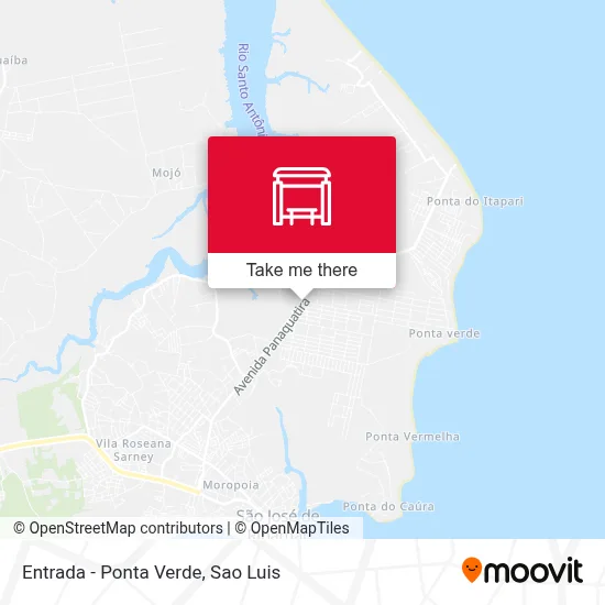 Entrada - Ponta Verde map