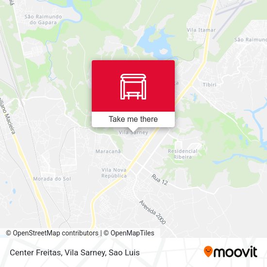 Center Freitas, Vila Sarney map