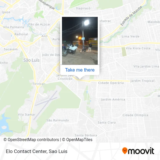 Elo Contact Center map