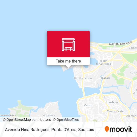 Avenida Nina Rodrigues, Ponta D'Areia map