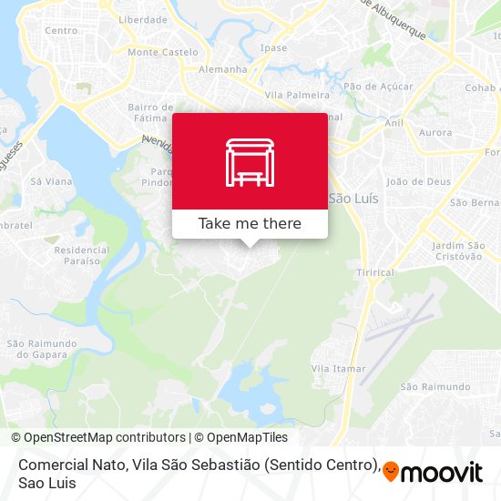 Comercial Nato, Vila São Sebastião (Sentido Centro) map