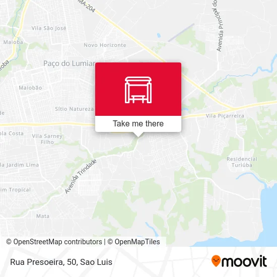 Rua Presoeira, 50 map