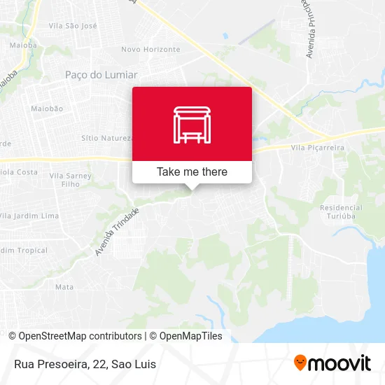 Rua Presoeira, 22 map