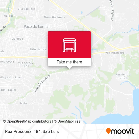 Rua Presoeira, 184 map