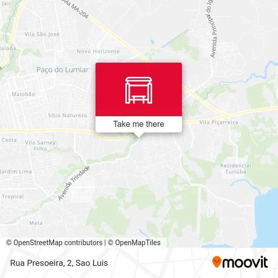 Rua Presoeira, 2 map