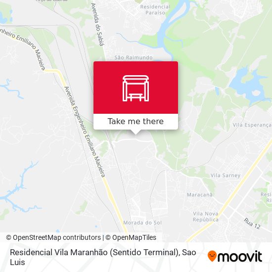 Residencial Vila Maranhão (Sentido Terminal) map