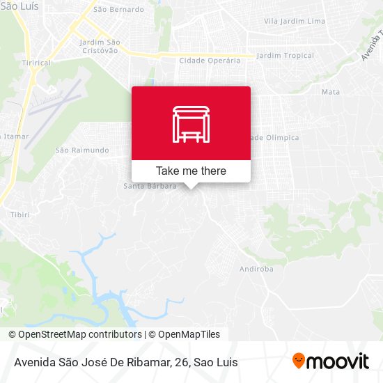 Avenida São José De Ribamar, 26 map