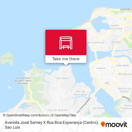 Avenida José Sarney X Rua Boa Esperança (Centro) map
