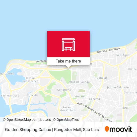 Golden Shopping Calhau | Rangedor Mall map