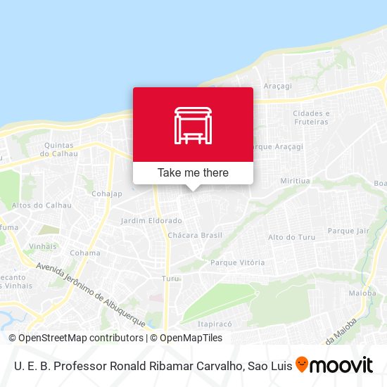 U. E. B. Professor Ronald Ribamar Carvalho map