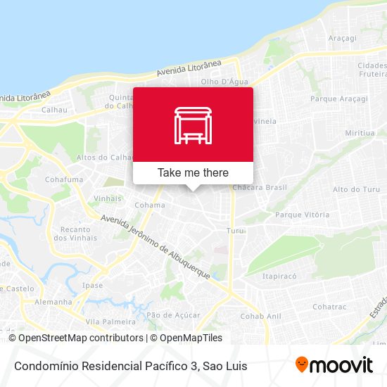 Condomínio Residencial Pacífico 3 map