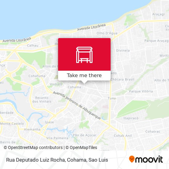 Rua Deputado Luiz Rocha, Cohama map