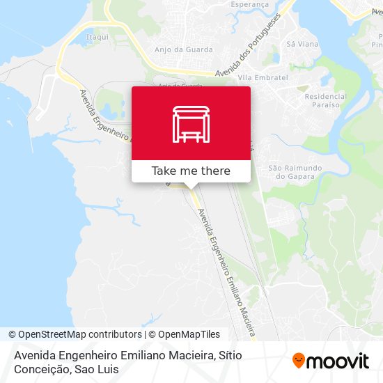 Avenida Engenheiro Emiliano Macieira, Sítio Conceição map