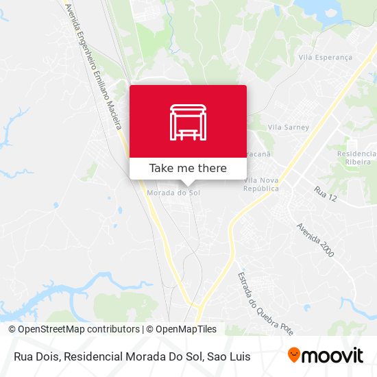 Rua Dois, Residencial Morada Do Sol map