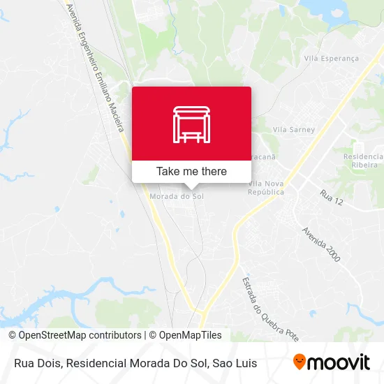 Rua Dois, Residencial Morada Do Sol map
